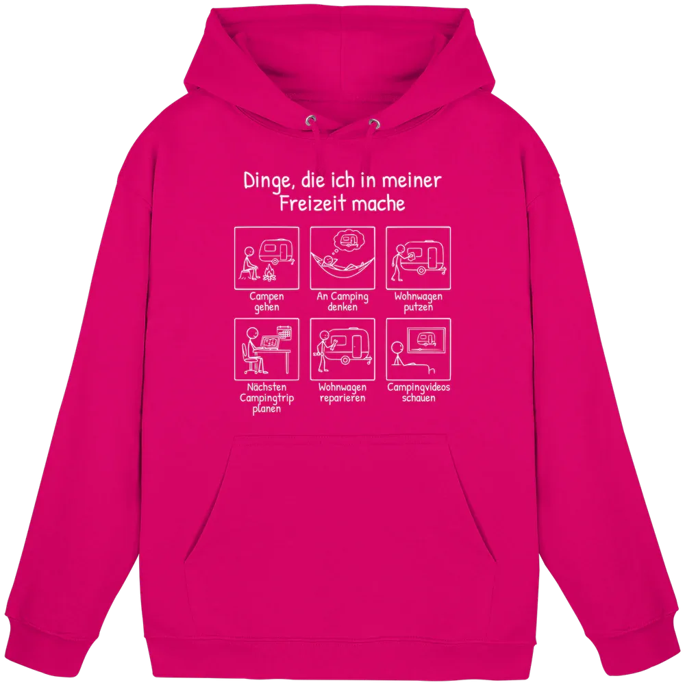 Dinge, die ich in meiner Freizeit mache (Wohnwagen) | Hoodie für Camper
