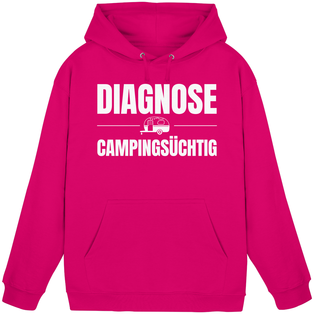 Diagnose Camping-Süchtig – Für echte Wohnwagen-Urlauber | Hoodie für Camper