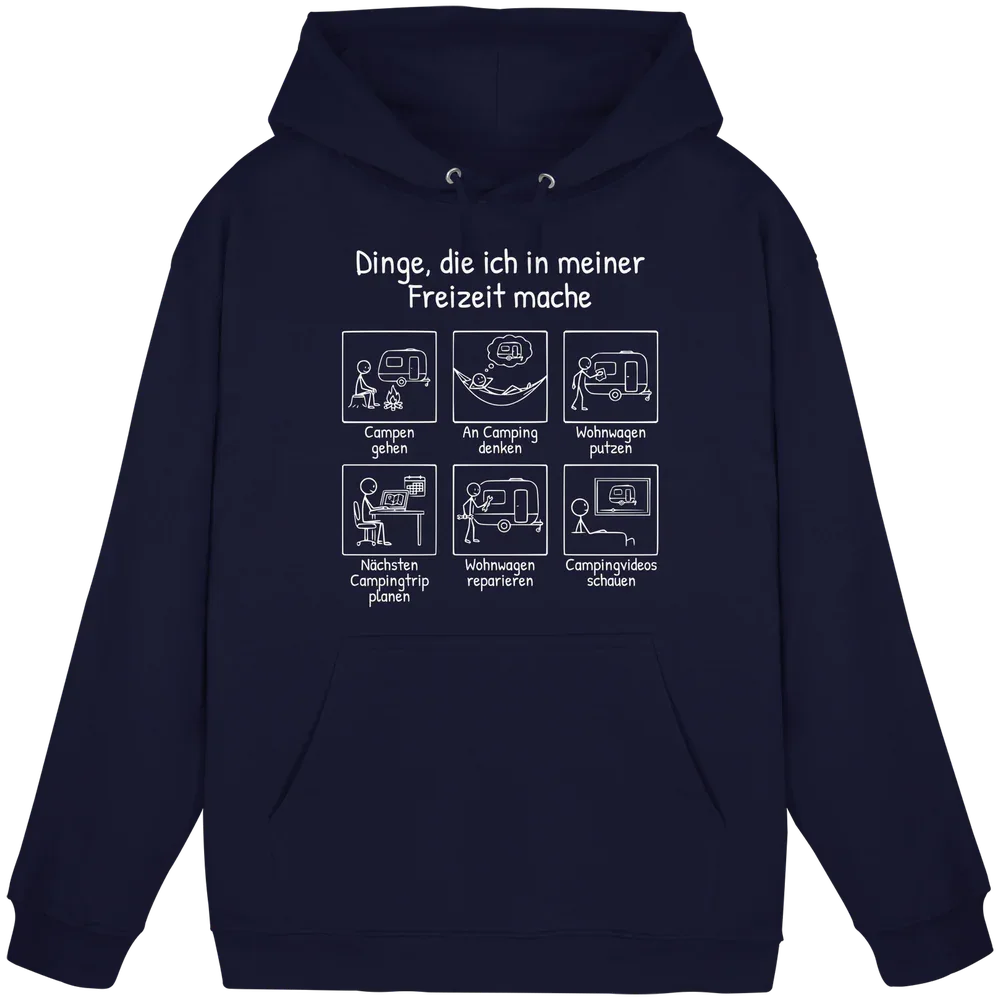 Dinge, die ich in meiner Freizeit mache (Wohnwagen) | Hoodie für Camper