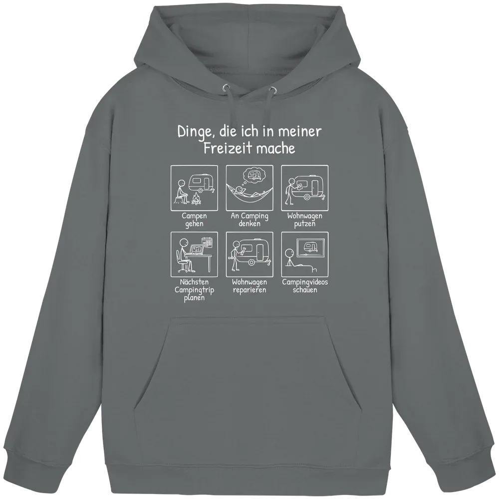 Dinge, die ich in meiner Freizeit mache (Wohnwagen) | Hoodie für Camper