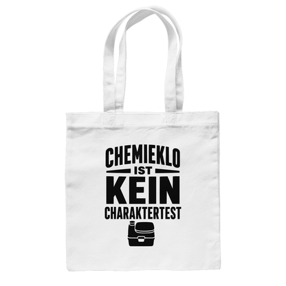 Chemieklo ist kein Charaktertest | Baumwolltasche