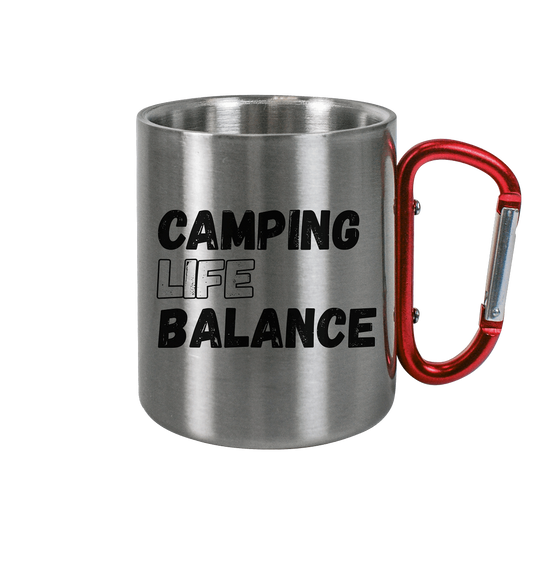 Camping Life Balance - Edelstahl Tasse