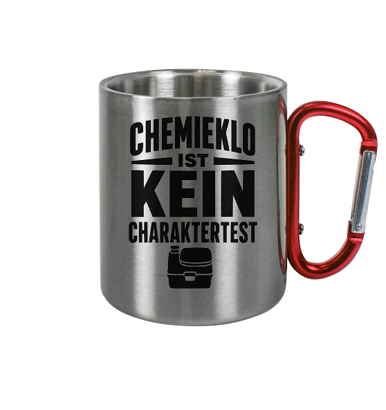 Chemieklo ist kein Charaktertest | Edelstahl Tasse