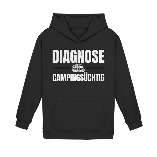 Diagnose Camping-Süchtig – Für echte Van-Liebhaber | Hoodie für kleine Entdecker