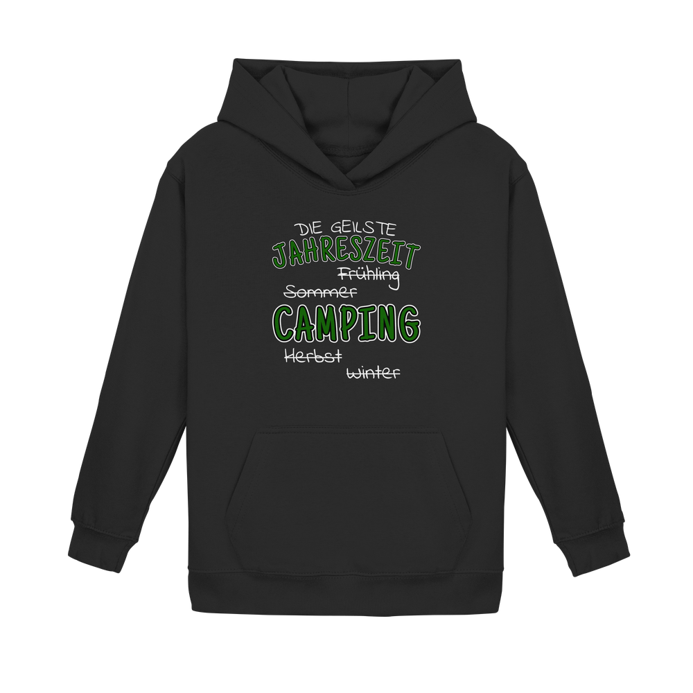 Geilste Jahreszeit Camping | Hoodie für kleine Entdecker