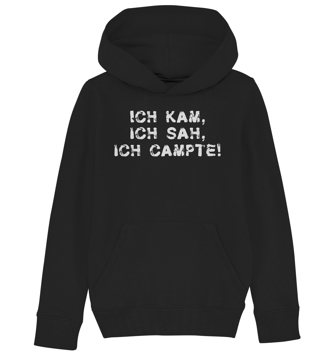 Ich kam, ich sah, ich campte! - Kids Organic Hoodie