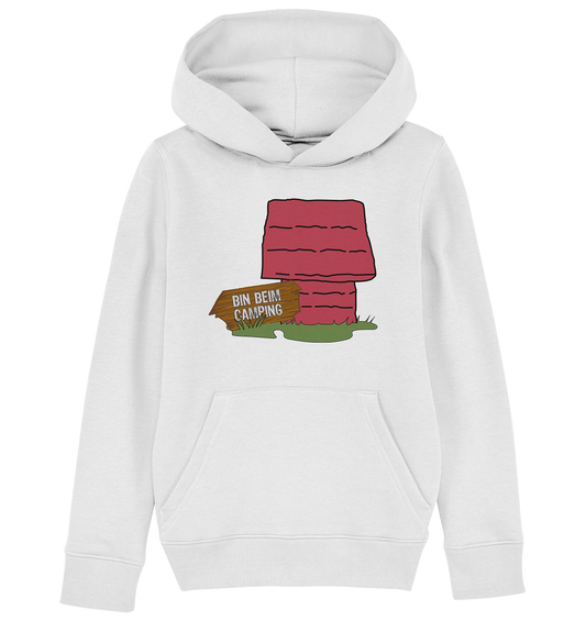 Bin beim Camping - Kids Organic Hoodie