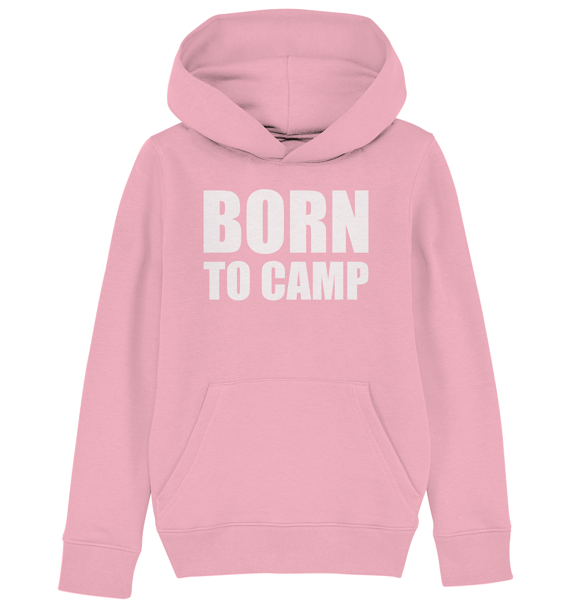 BORN TO CAMP - Kids Organic Hoodie