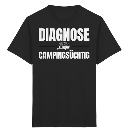 Diagnose Camping-Süchtig – Für echte Wohnwagen-Urlauber | Shirt für kleine Entdecker