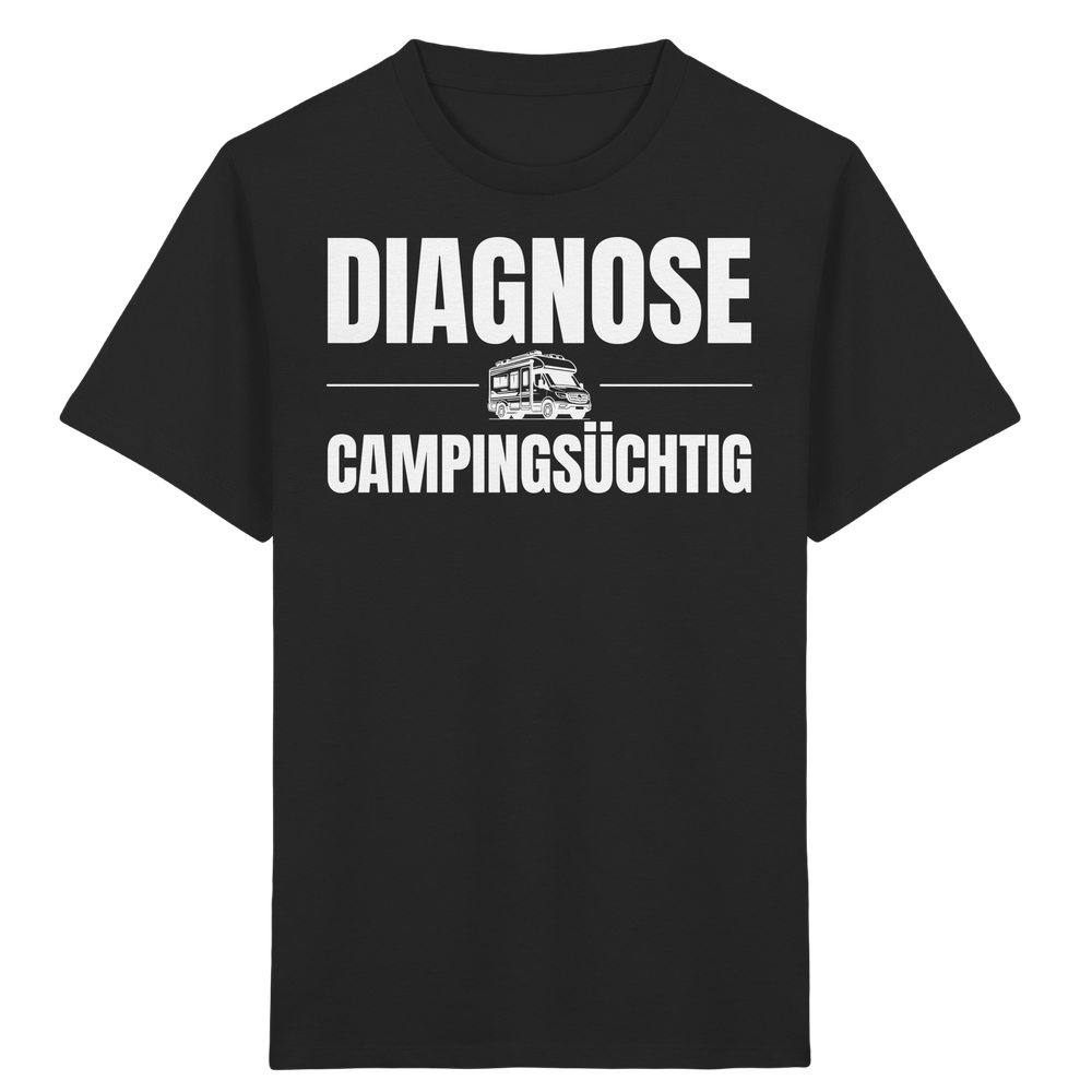 Diagnose Camping-Süchtig – Für echte Van-Liebhaber | Shirt für kleine Entdecker