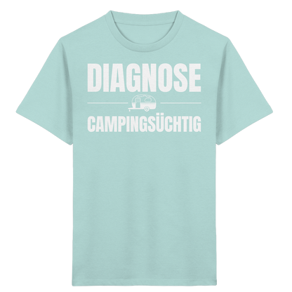 Diagnose Camping-Süchtig – Für echte Wohnwagen-Urlauber | Shirt für kleine Entdecker