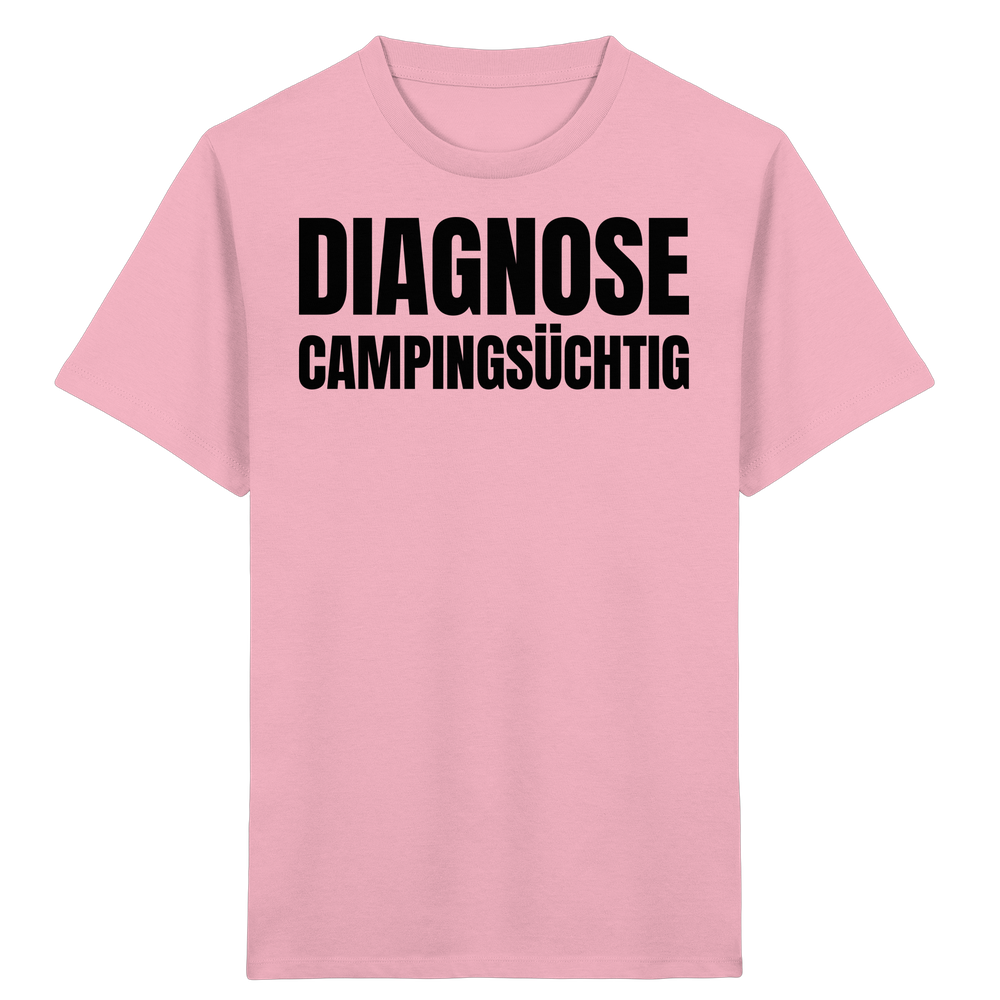Diagnose Camping-Süchtig – Das Statement für echte Camper - Kids Shirt