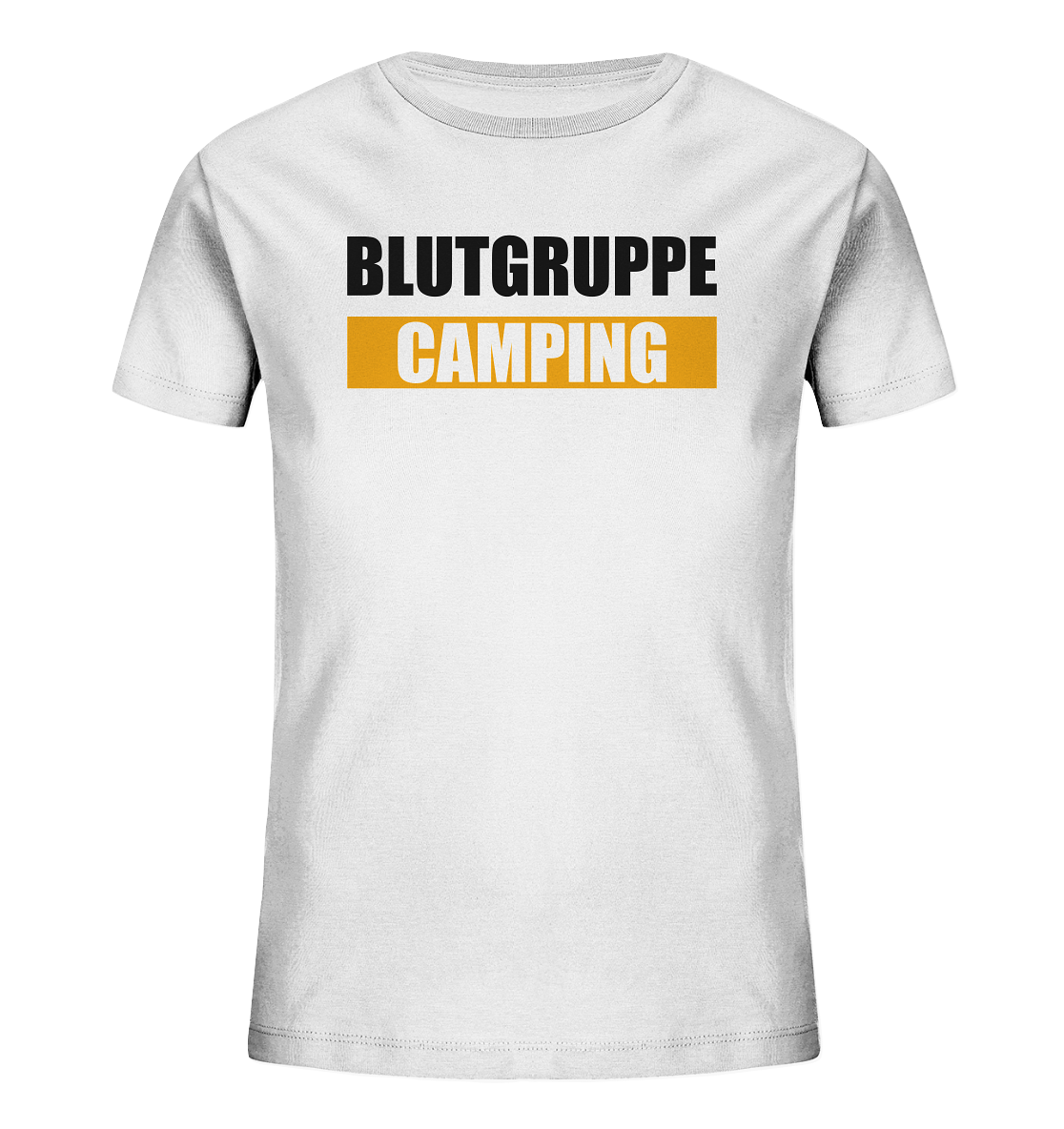 Blutgruppe Camping - Kids Organic Shirt