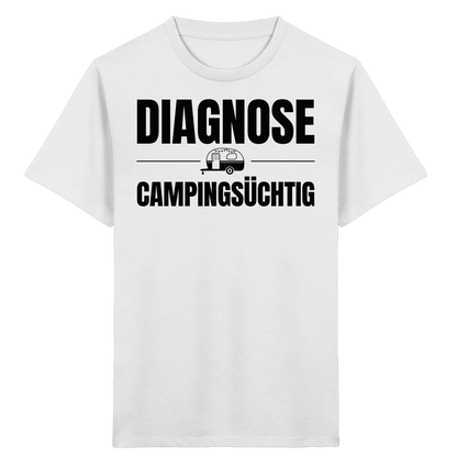 Diagnose Camping-Süchtig – Für echte Wohnwagen-Urlauber | Shirt für kleine Entdecker