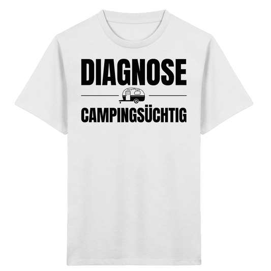 Diagnose Camping-Süchtig – Für echte Wohnwagen-Urlauber | Shirt für kleine Entdecker