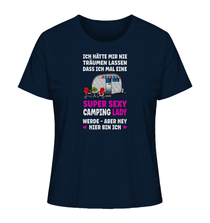 Super Sexy Camping Lady - Frauen Shirt - Campingfamilie.de