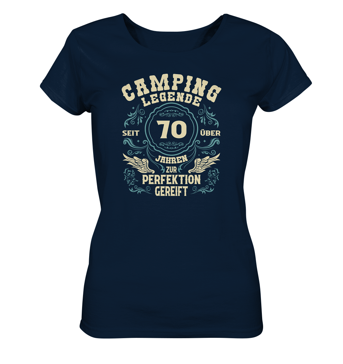 Camping Legende - Seit über 70 Jahren zur Perfektion gereift - Ladies Organic Shirt