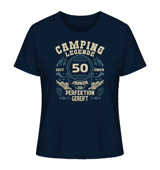 Camping Legende - Seit über 50 Jahren zur Perfektion gereift - Ladies Organic Shirt