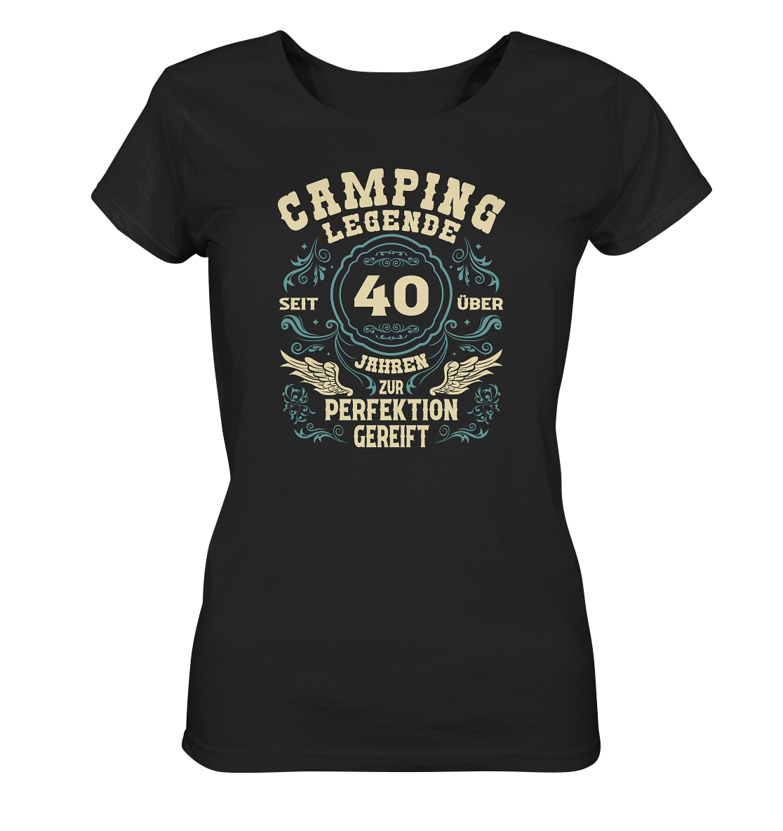 Camping Legende - Seit über 40 Jahren zur Perfektion gereift - Ladies Organic Shirt