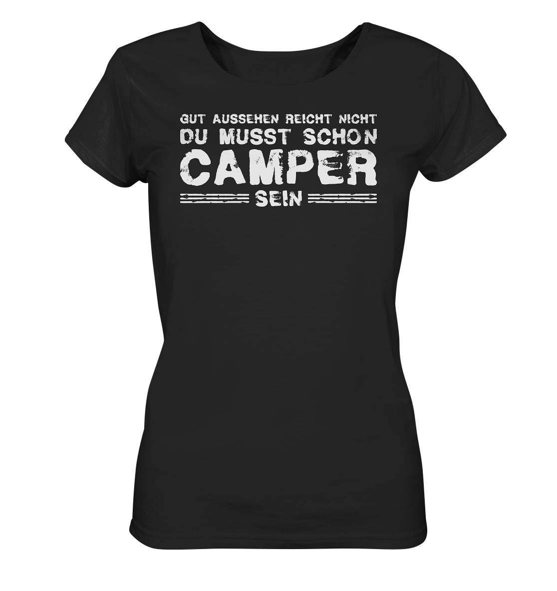 Du musst auch Camper sein - Ladies Organic Shirt