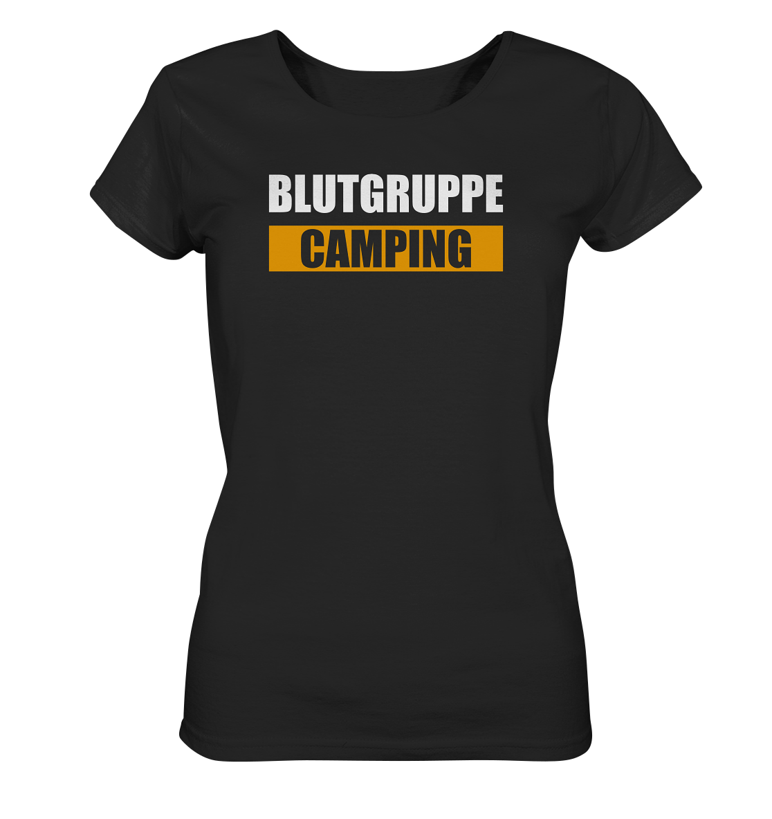 Blutgruppe Camping - Ladies Organic Shirt