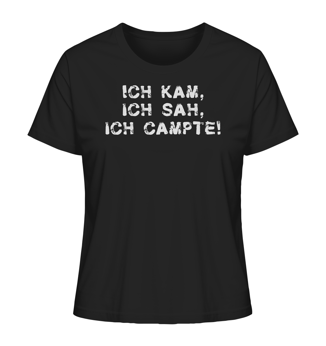 Ich kam, ich sah, ich campte! - Ladies Organic Shirt