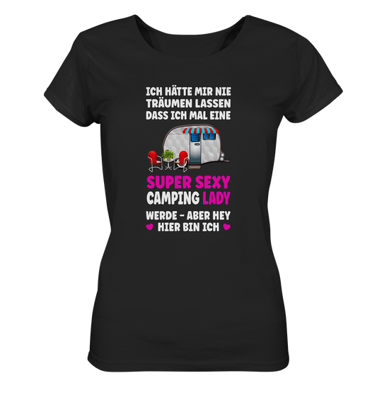 Super Sexy Camping Lady - Ladies Organic Shirt