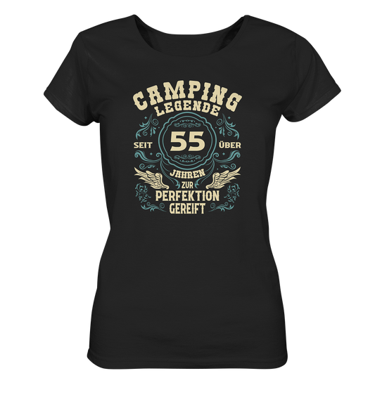 Camping Legende - Seit über 55 Jahren zur Perfektion gereift - Ladies Organic Shirt