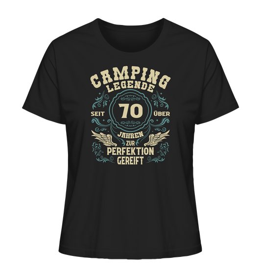 Camping Legende - Seit über 70 Jahren zur Perfektion gereift - Ladies Organic Shirt