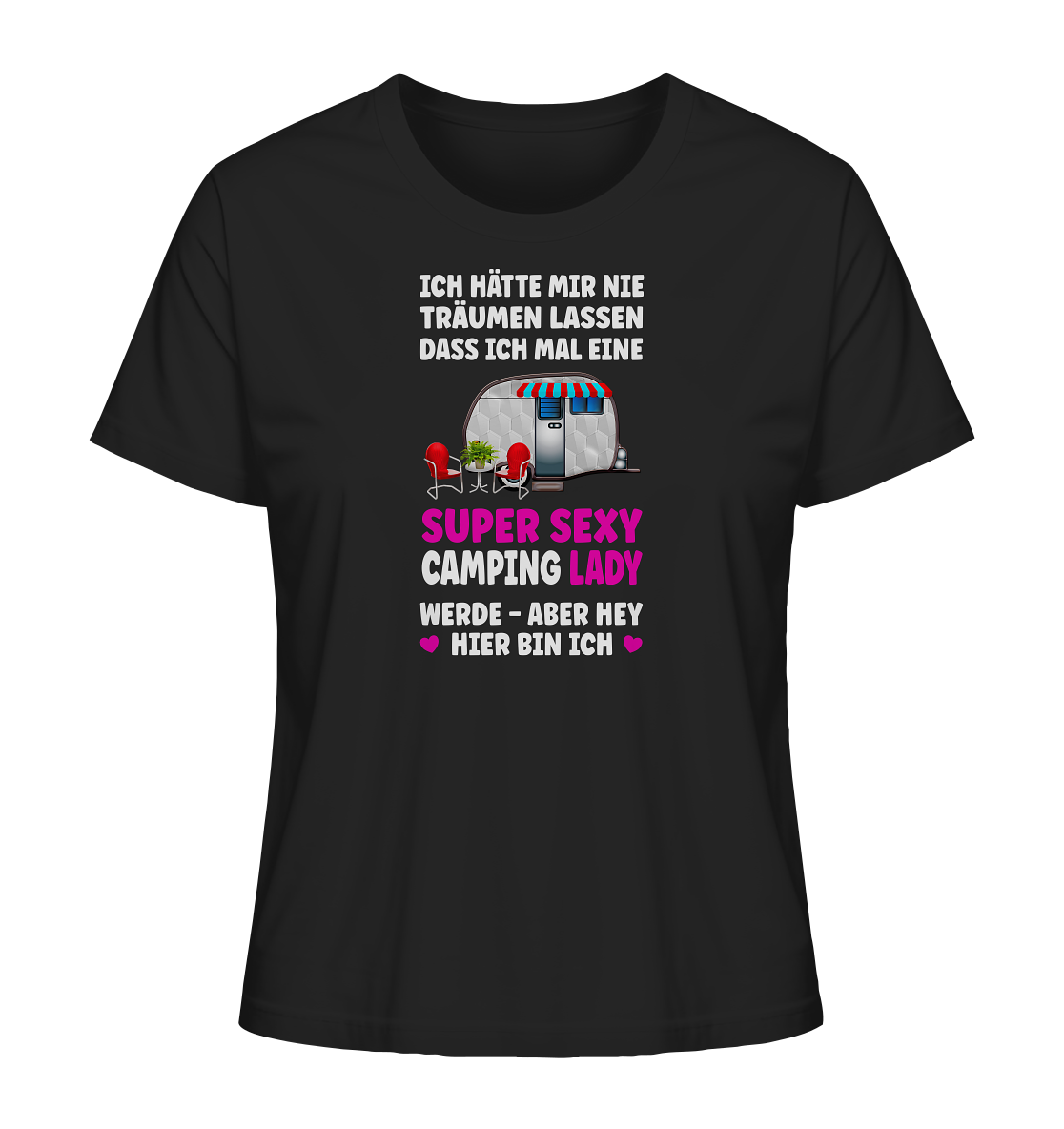 Super Sexy Camping Lady - Frauen Shirt - Campingfamilie.de