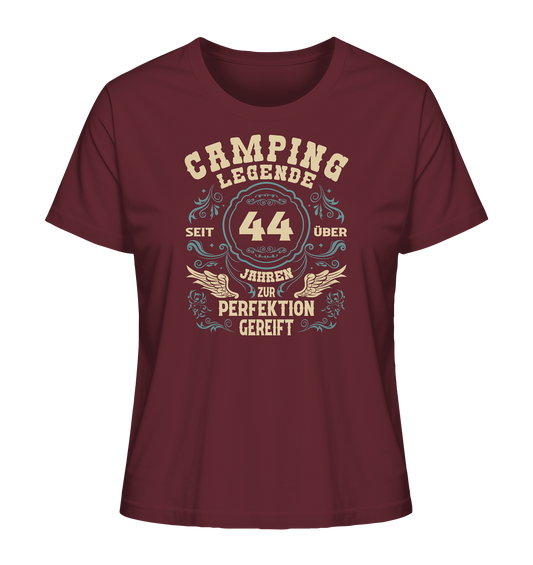 Camping Legende - Seit über 44 Jahren zur Perfektion gereift - Ladies Organic Shirt