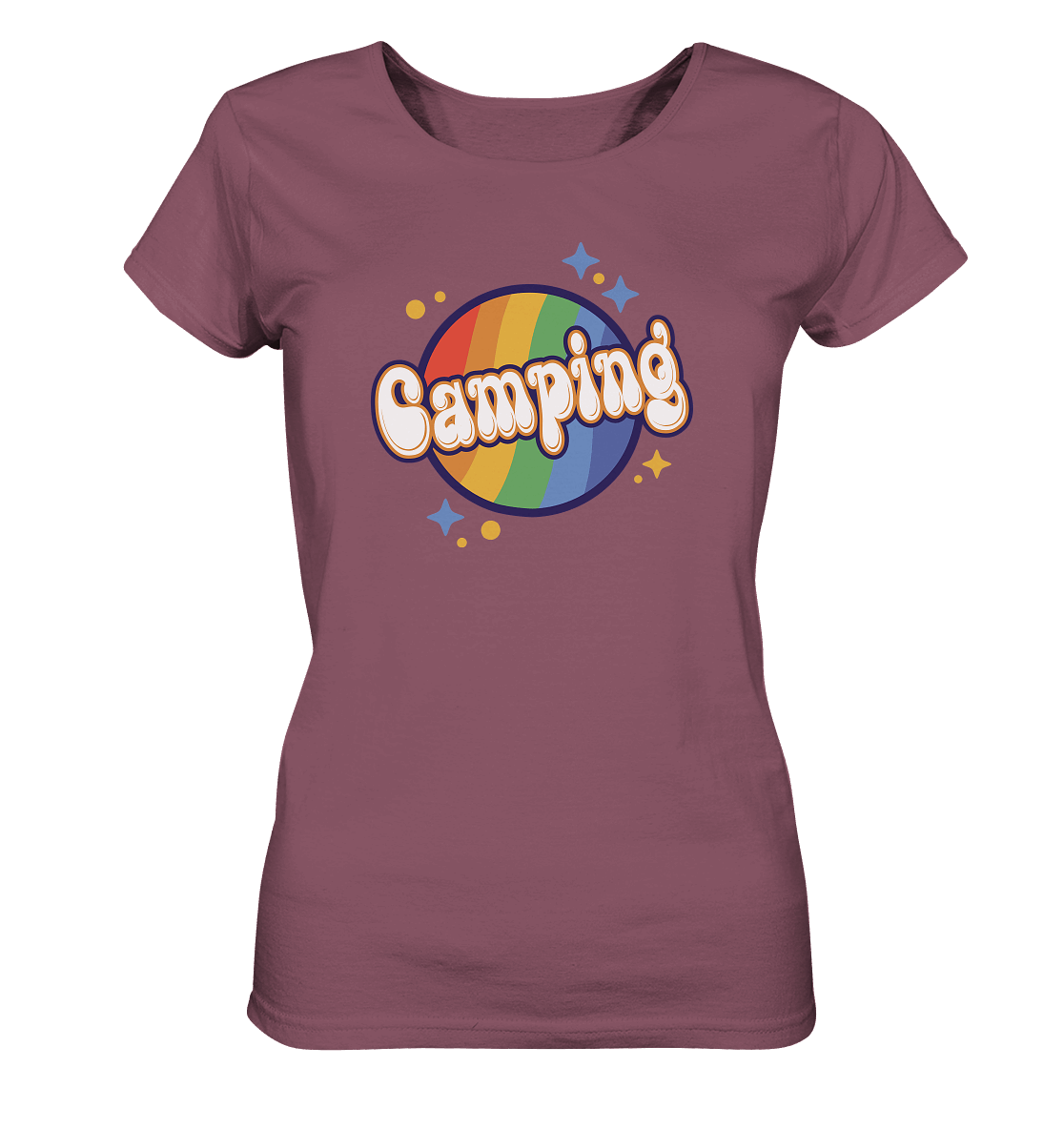 Pride LGBTQ Camping - Ladies Organic Shirt