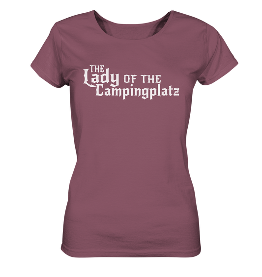 The Lady of the Campingplatz - Ladies Organic Shirt