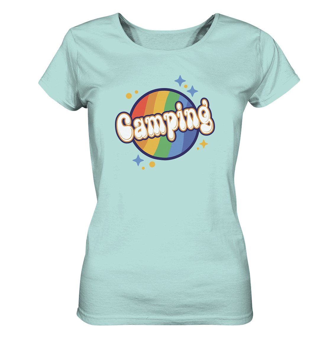 Pride LGBTQ Camping - Ladies Organic Shirt