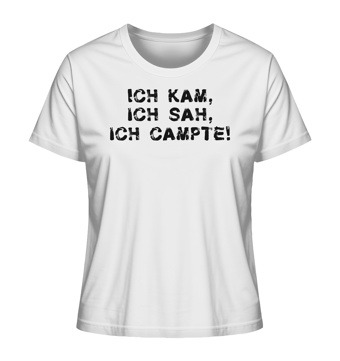 Ich kam, ich sah, ich campte! - Ladies Organic Shirt