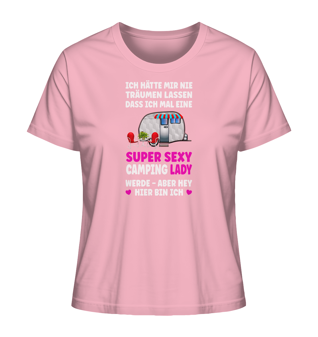 Super Sexy Camping Lady - Frauen Shirt - Campingfamilie.de