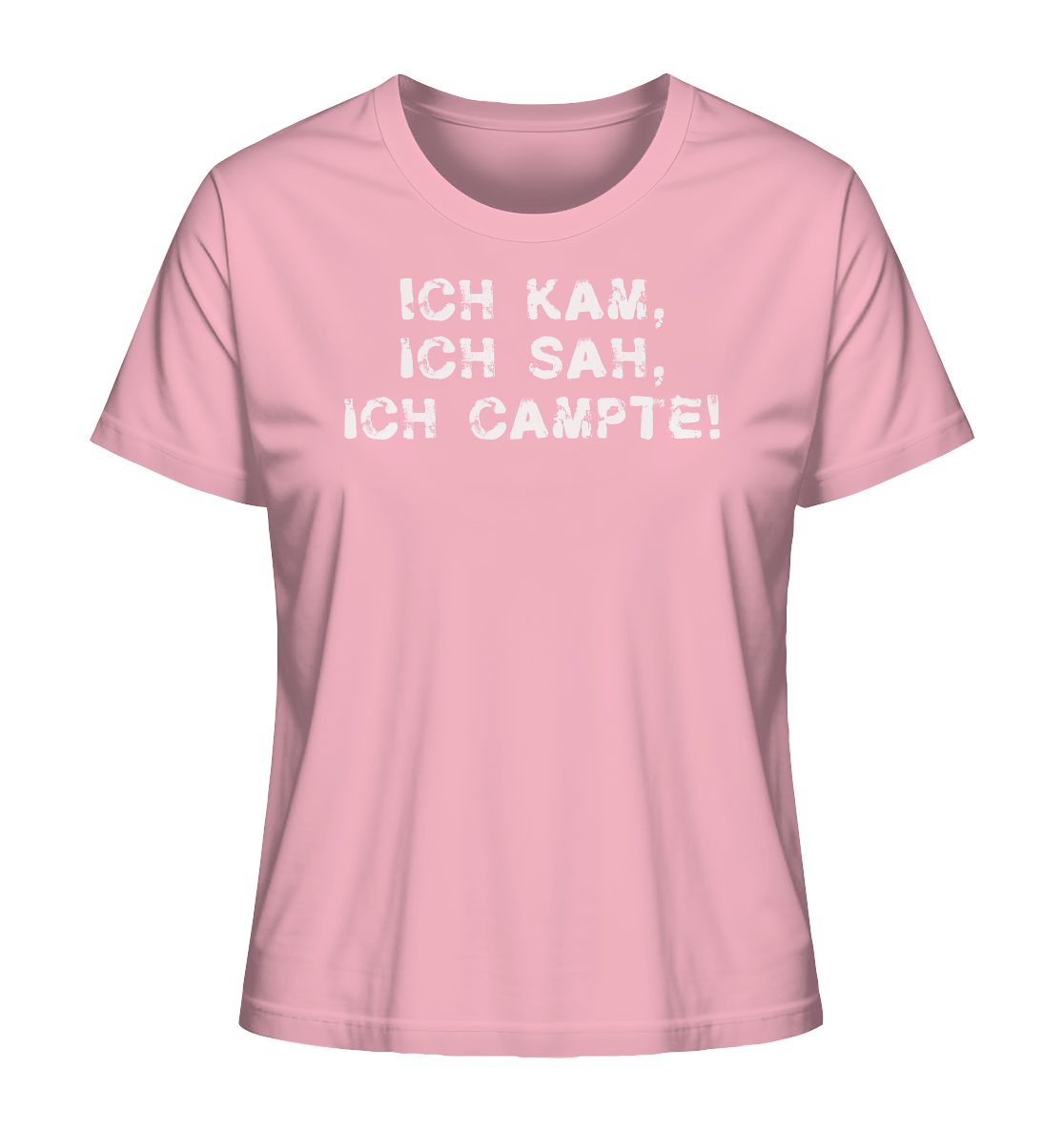 Ich kam, ich sah, ich campte! - Ladies Organic Shirt