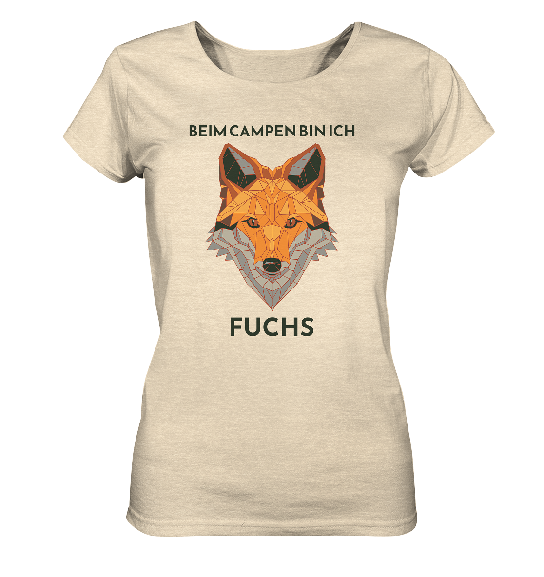 Beim Campen bin ich Fuchs - Ladies Organic Shirt