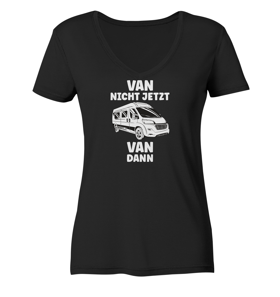 Van nicht jetzt Van dann? - Ladies Organic V-Neck Shirt