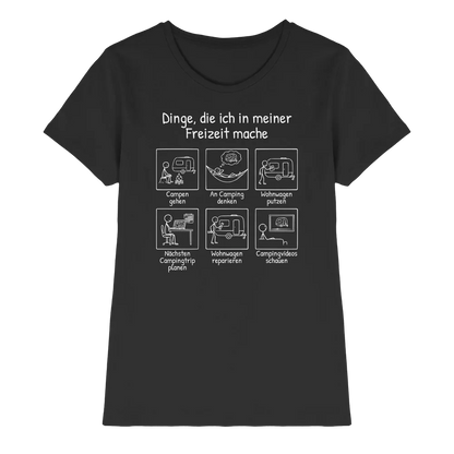 Dinge, die ich in meiner Freizeit mache (Wohnwagen) | Shirt für Camperinnen
