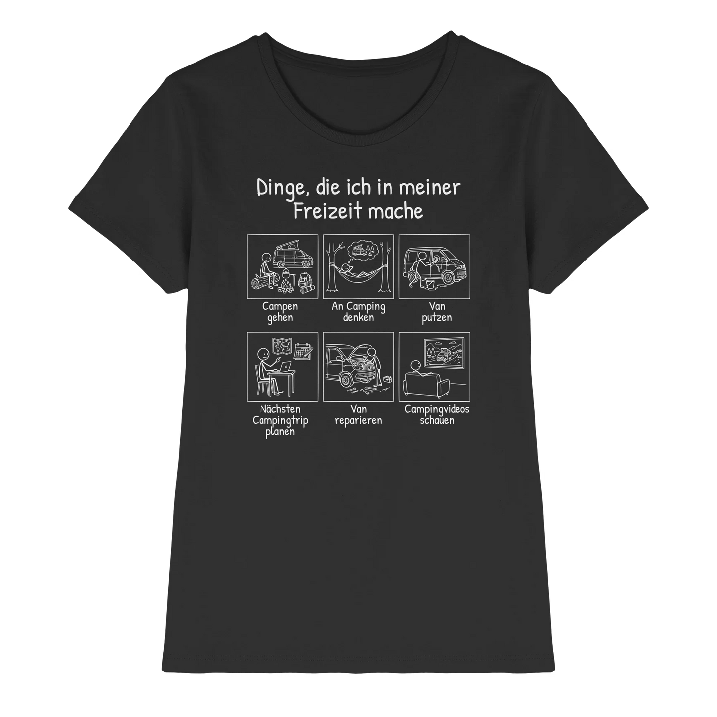 Dinge, die ich in meiner Freizeit mache (Van) - Frauen Shirt