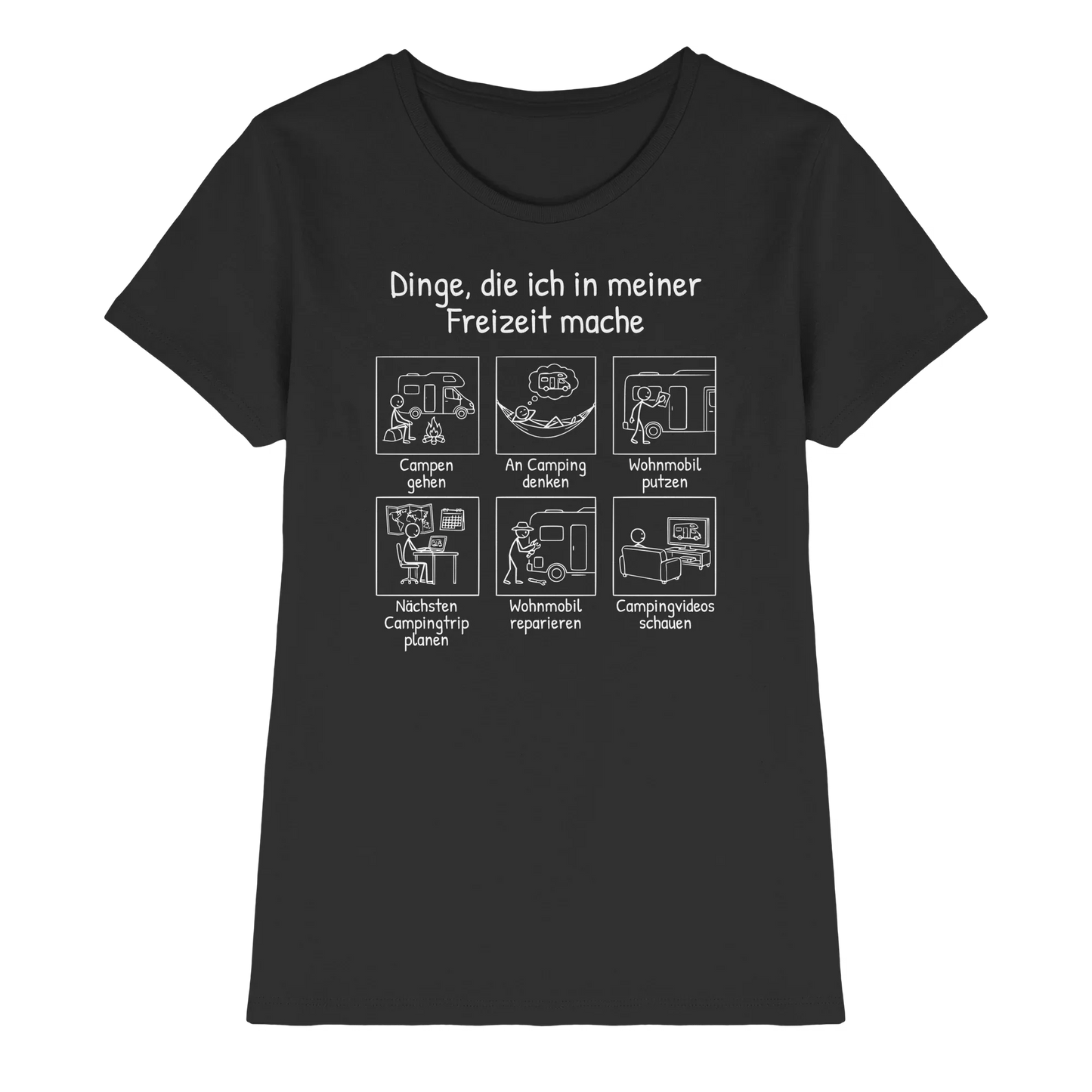 Dinge, die ich in meiner Freizeit mache (Wohnmobil) - Frauen Shirt