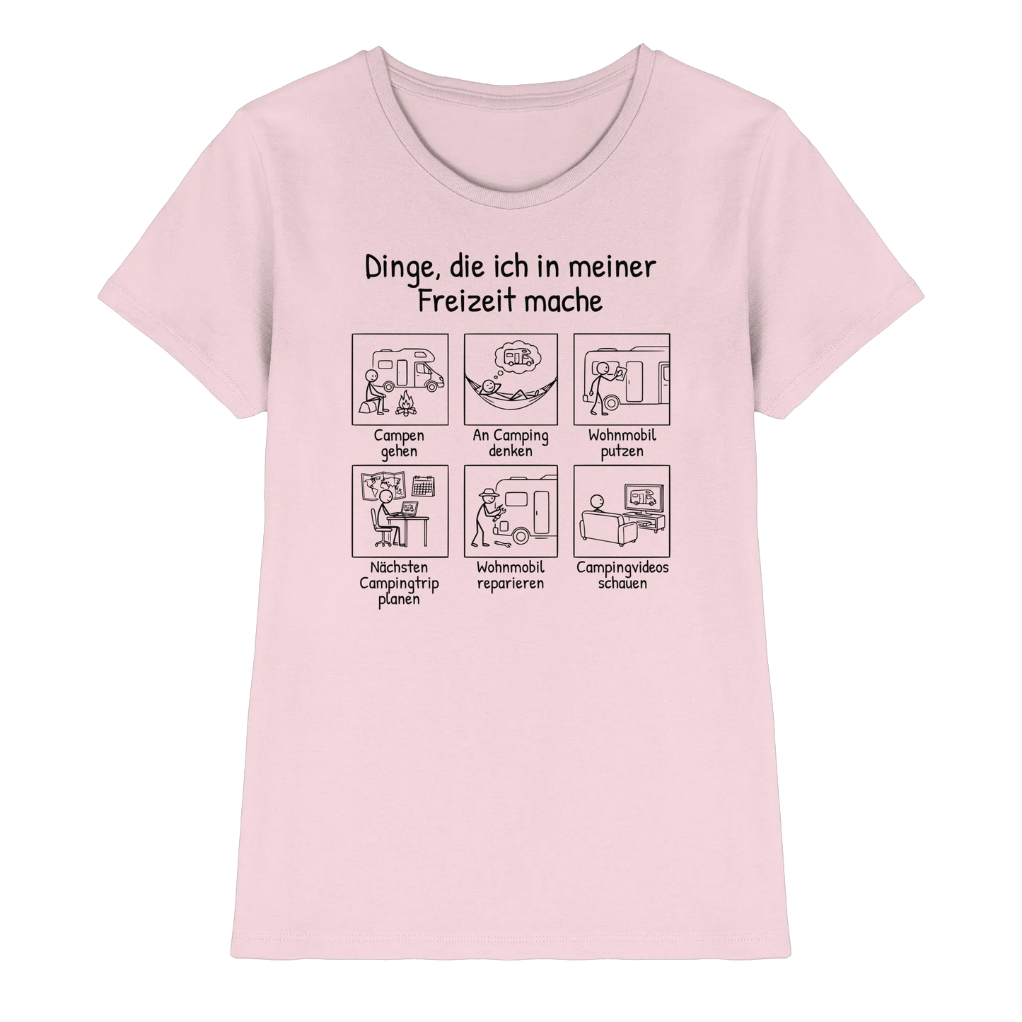 Dinge, die ich in meiner Freizeit mache (Wohnmobil) - Frauen Shirt