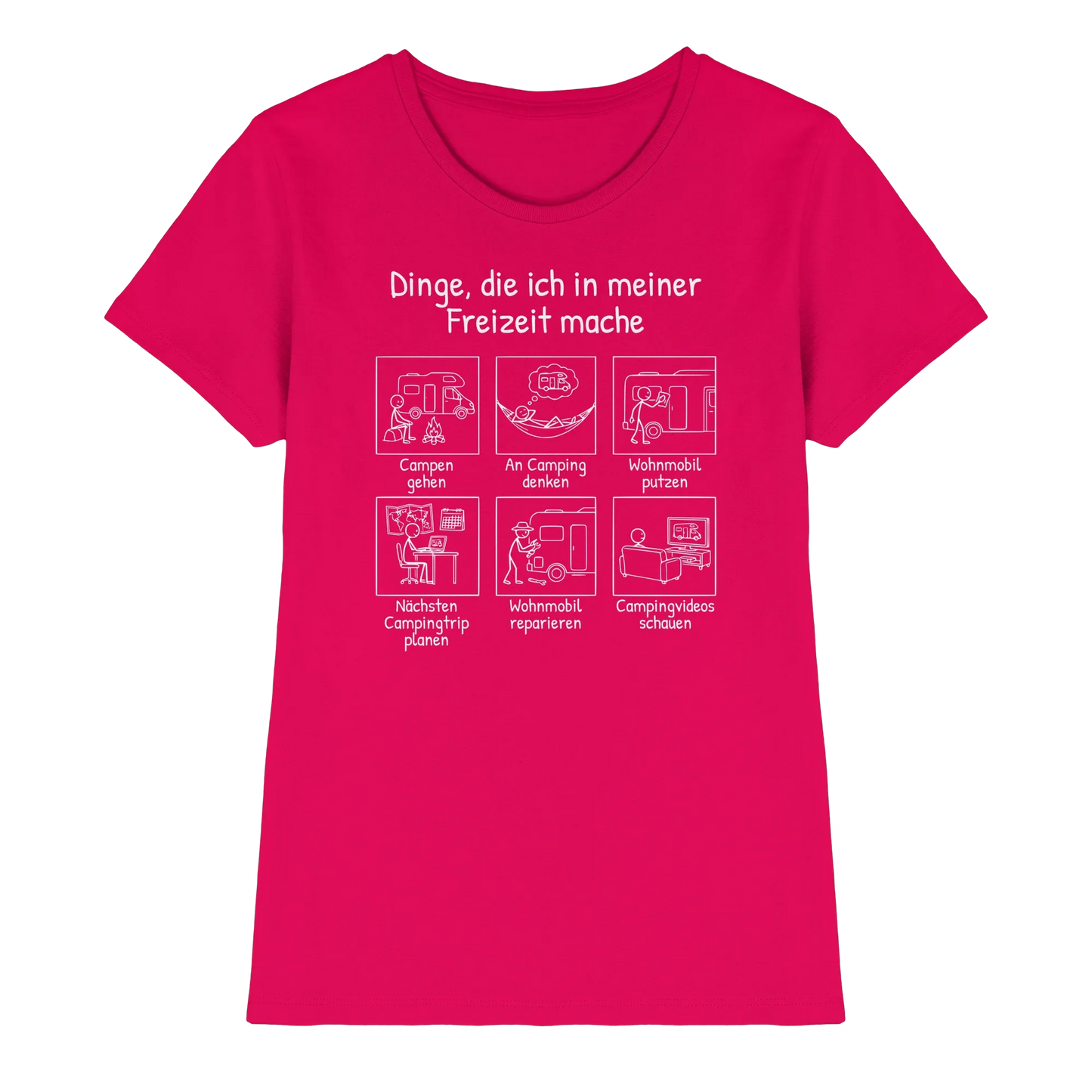 Dinge, die ich in meiner Freizeit mache (Wohnmobil) - Frauen Shirt