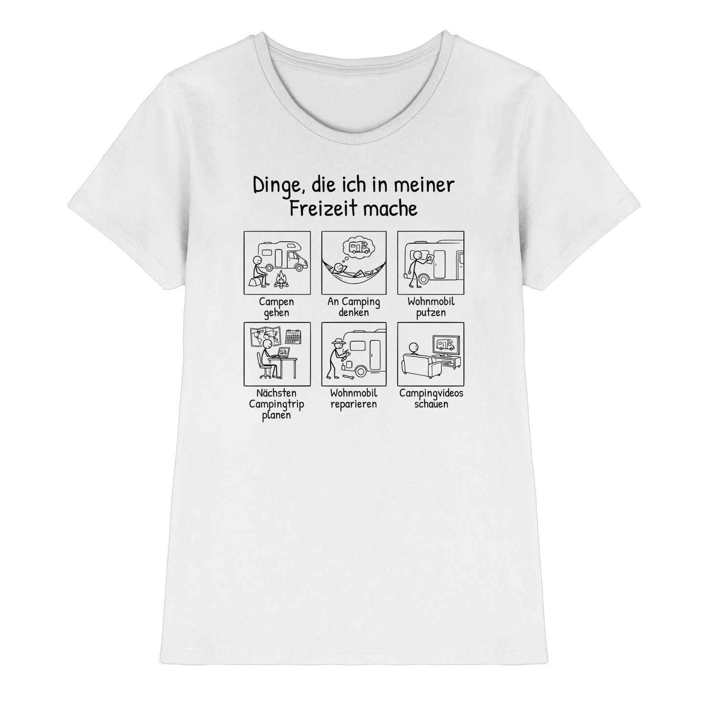 Dinge, die ich in meiner Freizeit mache (Wohnmobil) - Frauen Shirt