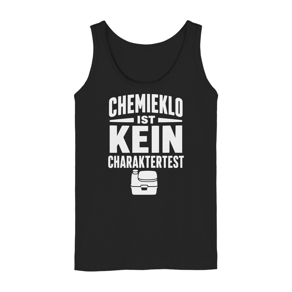 Chemieklo ist kein Charaktertest | Tank-Top für Camperinnen