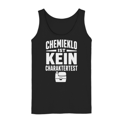 Chemieklo ist kein Charaktertest | Tank-Top für Camperinnen
