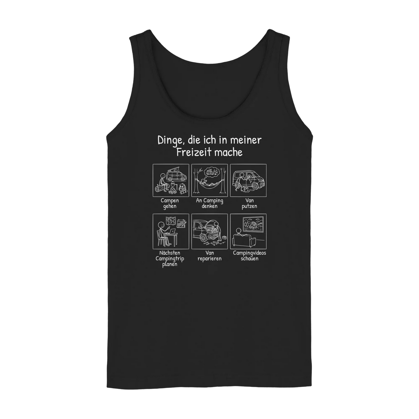Dinge, die ich in meiner Freizeit mache (Van) - Frauen Tank-Top