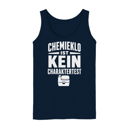 Chemieklo ist kein Charaktertest | Tank-Top für Camperinnen