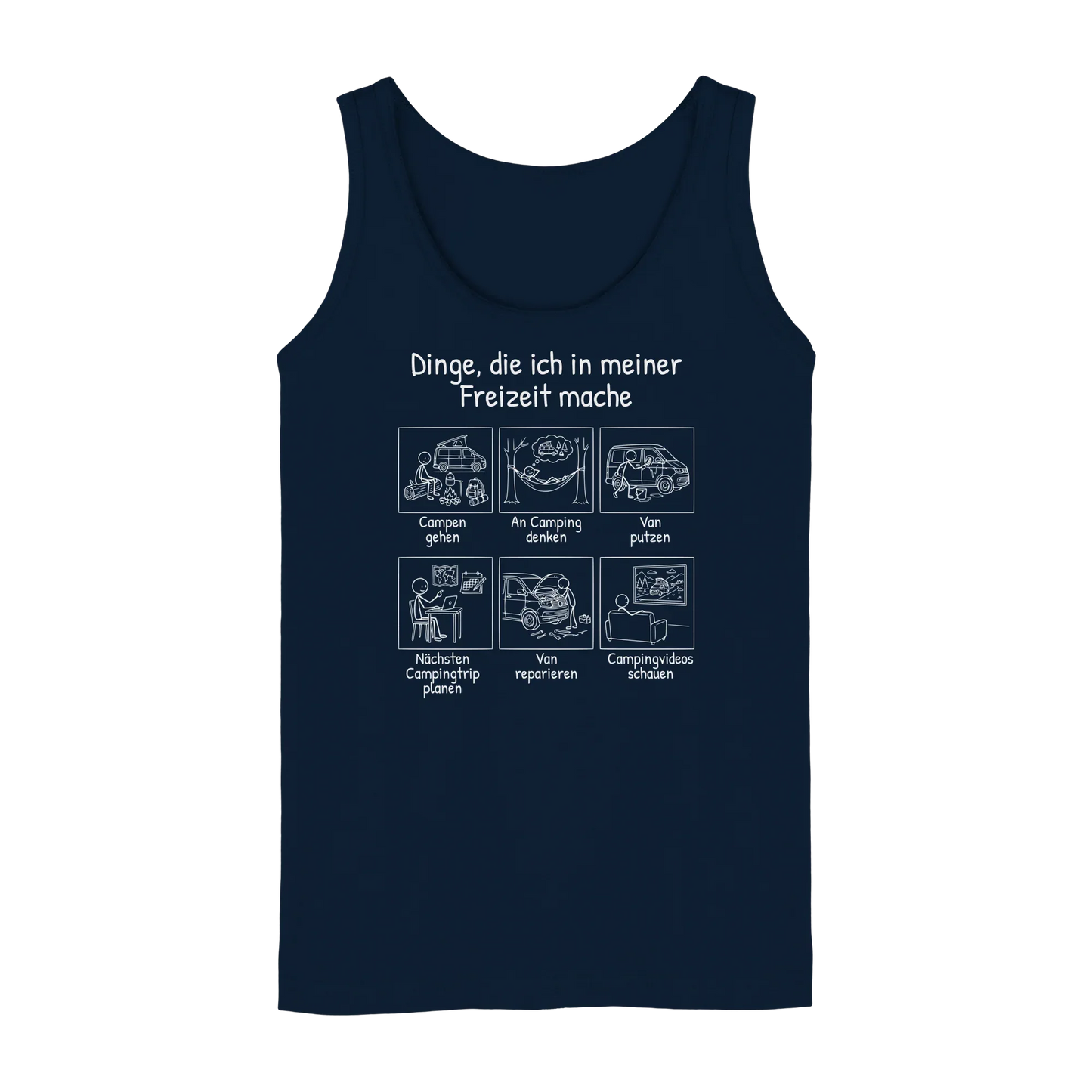 Dinge, die ich in meiner Freizeit mache (Van) - Frauen Tank-Top